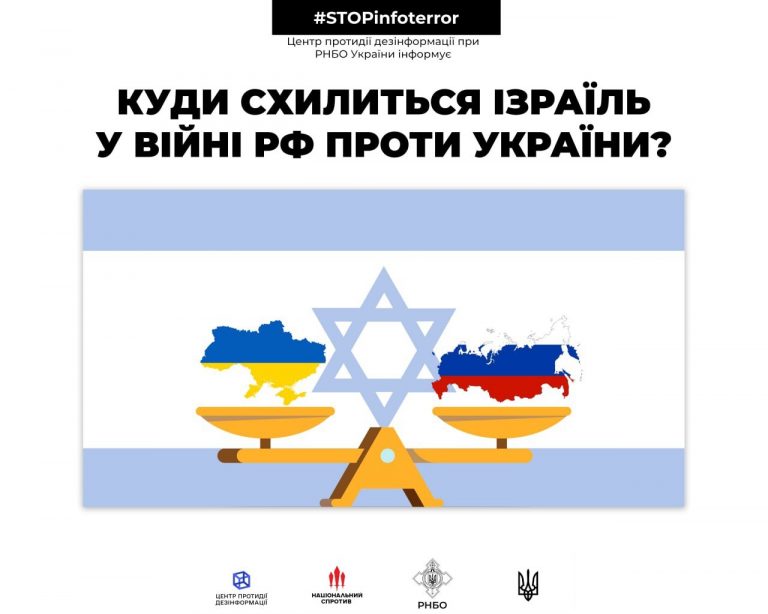 Куди схилиться Ізраїль у війні рф проти України