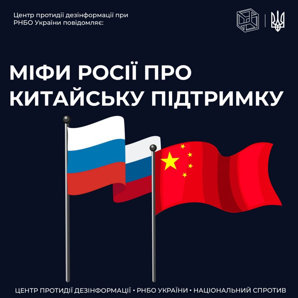 Міфи росії про Китайську підтримку