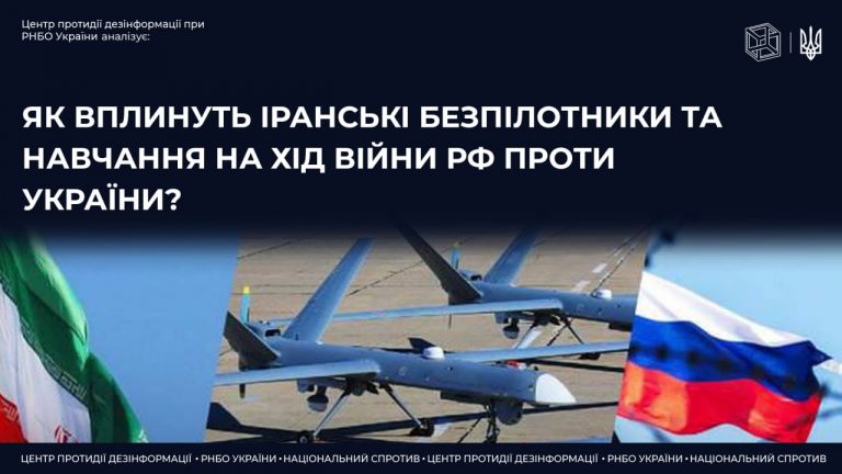 Вплив Іранських безпілотників на навчання та хід війни рф проти України