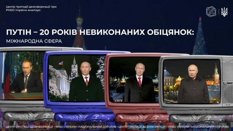 путін – 20 років невиконаних обіцянок. Міжнародна сфера