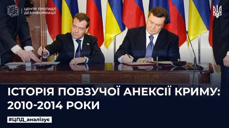 Історія повзучої анексії Криму: 2010 – 2014 роки
