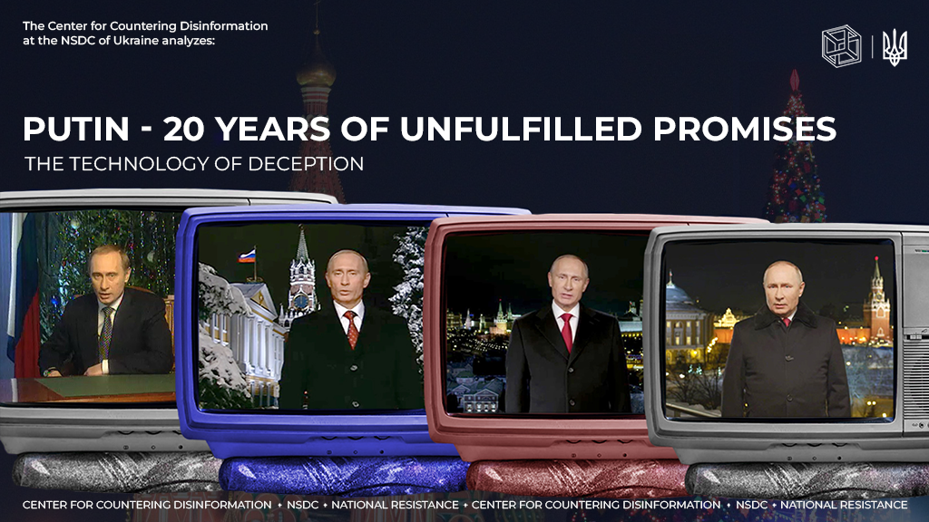 Putin – 20 years of unfulfilled promises. The technology of deception 