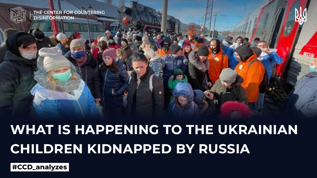What is happening to the Ukrainian children kidnapped by russia