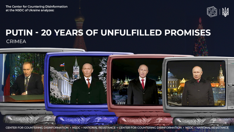 Putin – 20 years of unfulfilled promises. Crimea