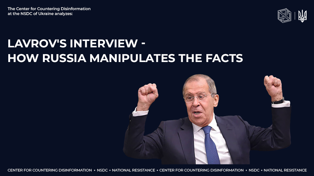 Interview of the editor-in-chief of RT and the media group «russia today» Margarita Simonian with the russian foreign minister Sergei Lavrov