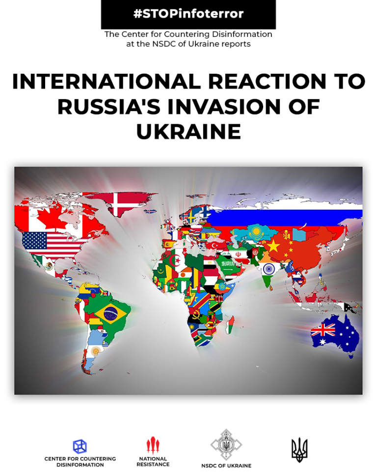 International reaction to russia’s invasion of Ukraine