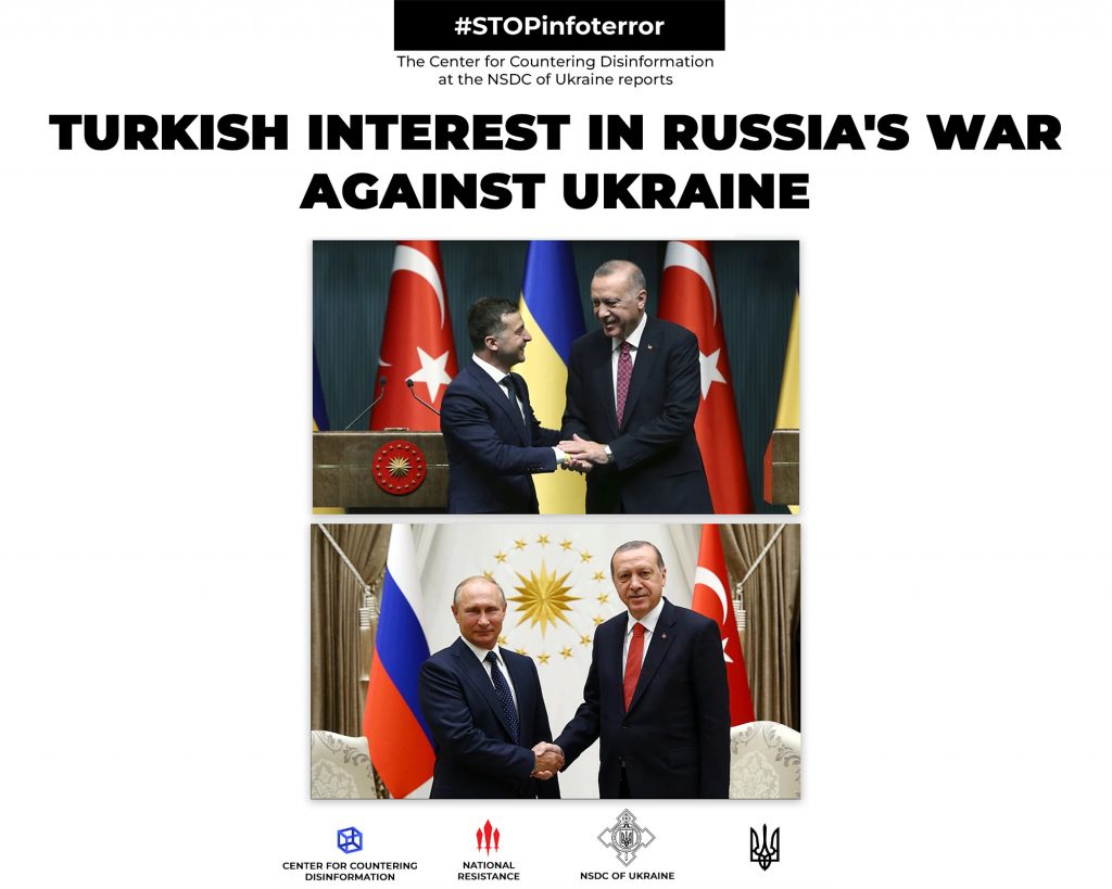 Turkish interest in russia`s war against Ukraine