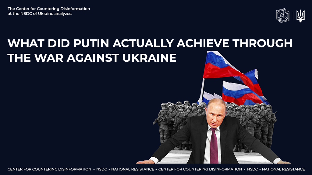 What did putin Actually Achieve through the War against Ukraine