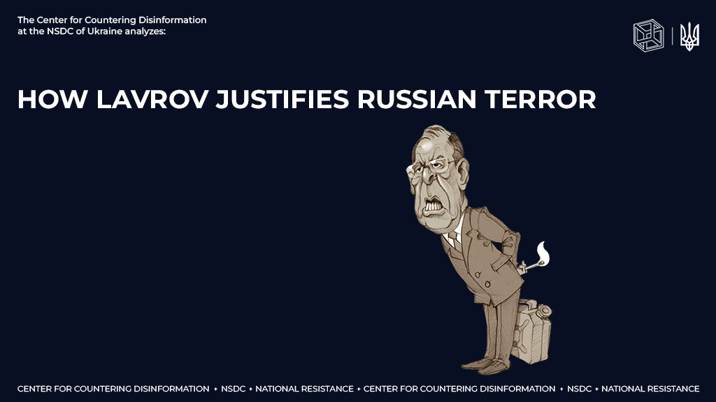 How lavrov justifies russian terror