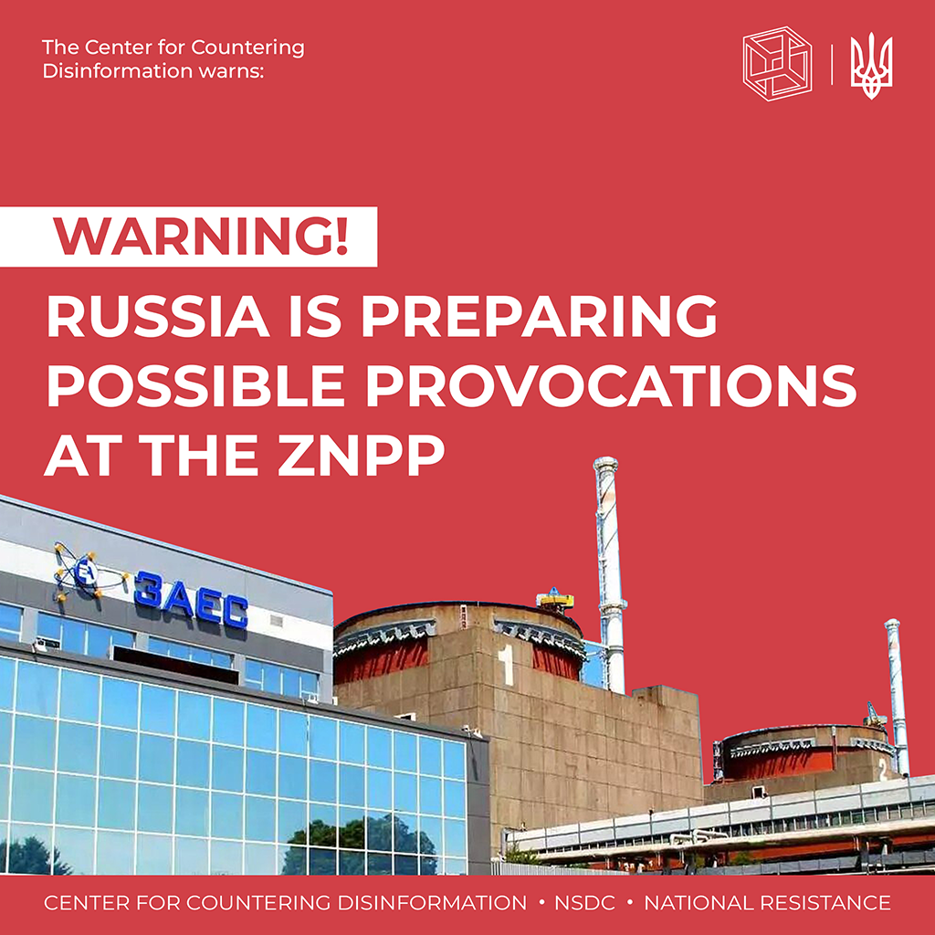 russia is plotting potential provocations at Zaporizhzhya NPP