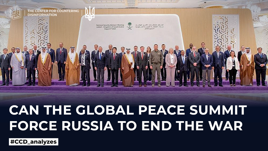 Can the global peace summit force russia to end the war