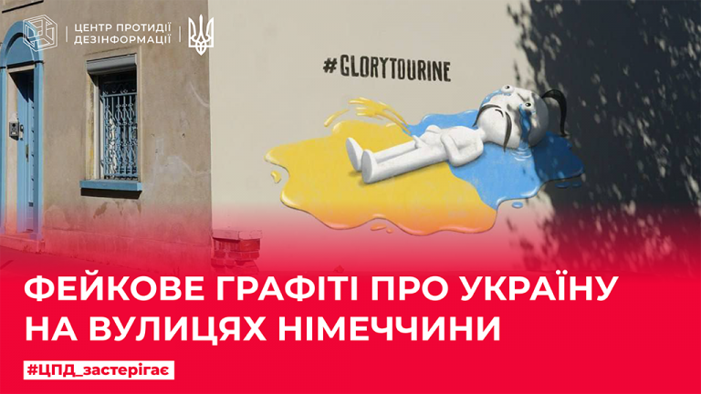 Фейкове графіті про Україну на вулицях Німеччини