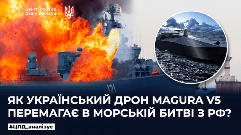 Як український дрон Magura v5 перемагає в морській битві з рф