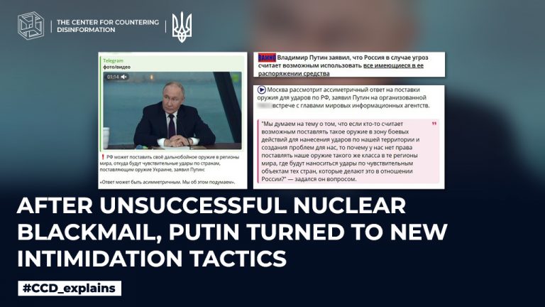 After unsuccessful nuclear blackmail, putin turns to new intimidation tactics