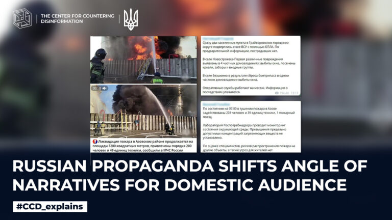 russian propaganda has changed the angle of narratives for its domestic audience