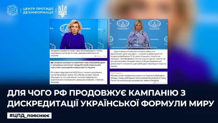 Для чого рф продовжує кампанію з дискредитації Української формули миру 