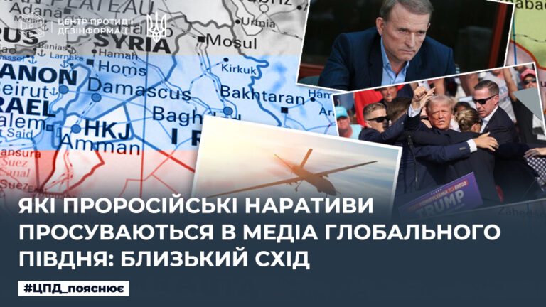 Які проросійські наративи просуваються в медіа Глобального Півдня: Близький Схід