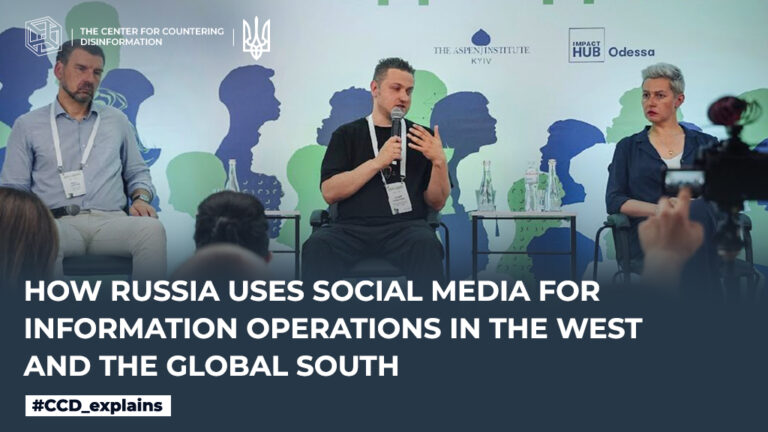 How russia uses social media for Information operations in the West and the Global South