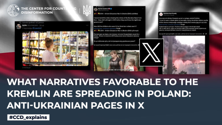 What narratives favorable to the kremlin are spreading in Poland: Anti-Ukrainian pages in X
