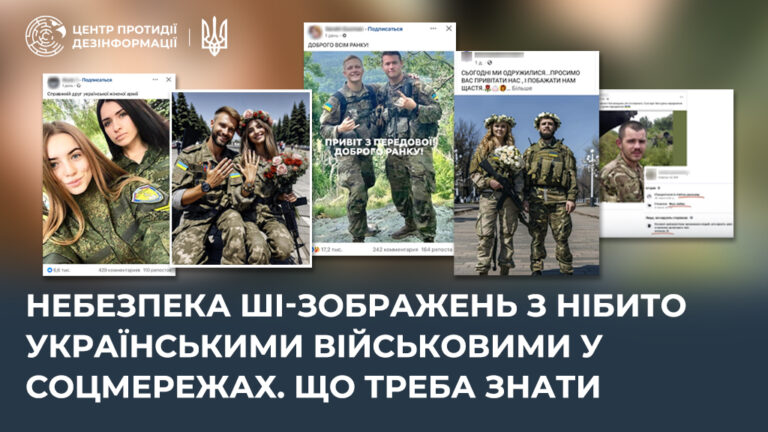 Небезпека ШІ-зображень з нібито українськими військовими у соцмережах. Що треба знати
