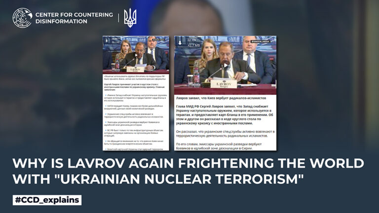 Why is lavrov again frightening the world with “Ukrainian nuclear terrorism”