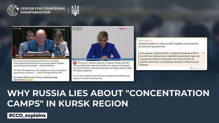 Why russia lies about “concentration camps” in kursk region