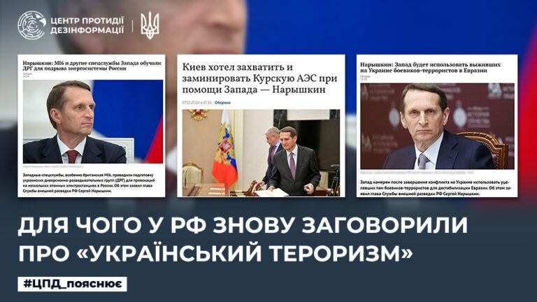 Для чого у рф знову заговорили про «український тероризм»