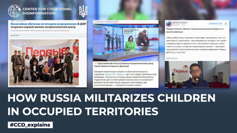 How russia militarizes children in occupied territories