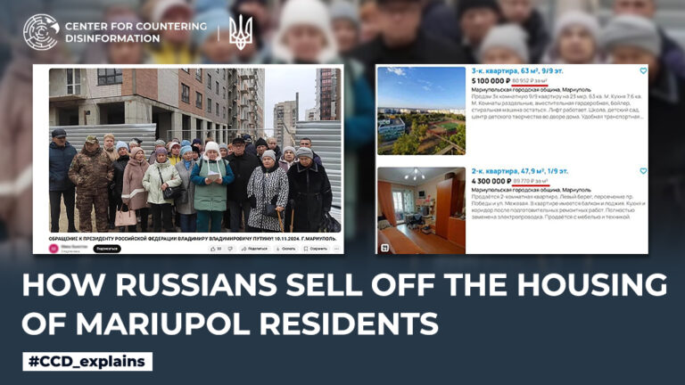 How russians sell off the housing of Mariupol residents