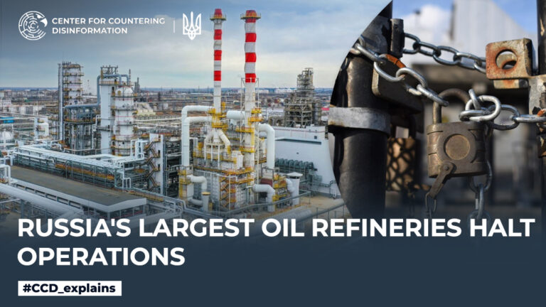 russia’s largest oil refineries halt operations