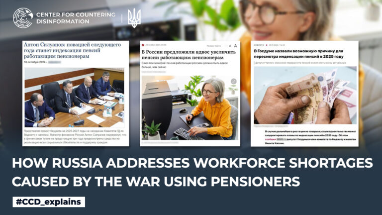How russia addresses workforce shortages caused by the war using pensioners