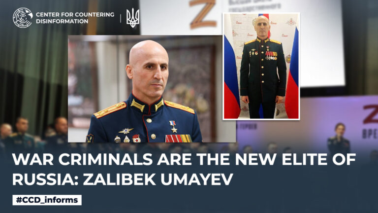 War criminals are the new elite of Russia: Zalibek Umayev