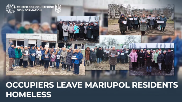 Occupiers leave Mariupol residents homeless