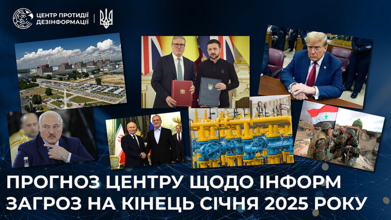 Прогноз Центру щодо інформаційних загроз на кінець січня 2025 року