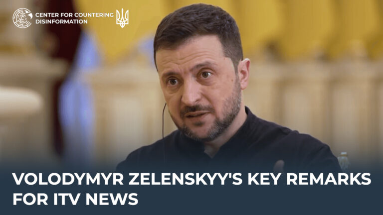 Volodymyr Zelenskyy’s key remarks for ITV News