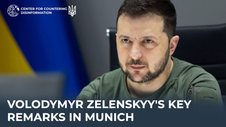 Volodymyr Zelenskyy’s key remarks in Munich