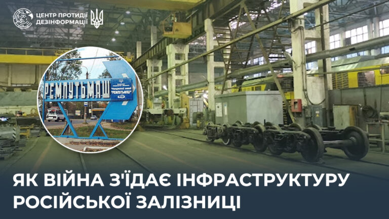 Як війна з’їдає інфраструктуру російської залізниці