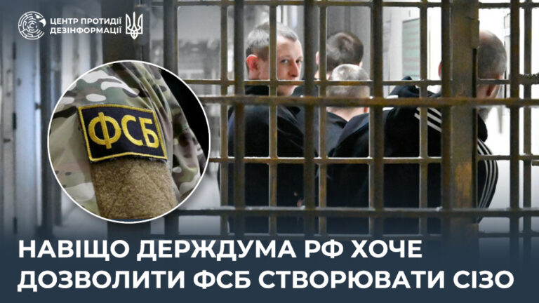 Навіщо держдума рф хоче дозволити фсб створювати СІЗО