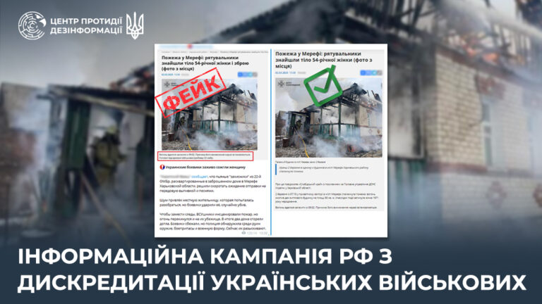 Інформаційна кампанія рф з дискредитації українських військових