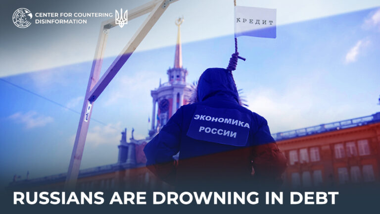russians are drowning in debt