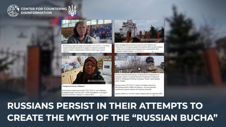 russians persist in their attempts to create the myth of the “russian Bucha”