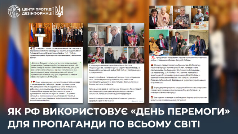 Як рф використовує «день перемоги» для пропаганди по всьому світі
