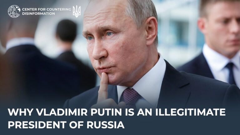 Why vladimir putin is an illegitimate president of russia