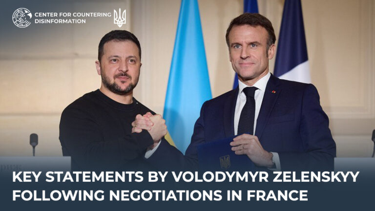 Key statements by Volodymyr Zelenskyy following negotiations in France