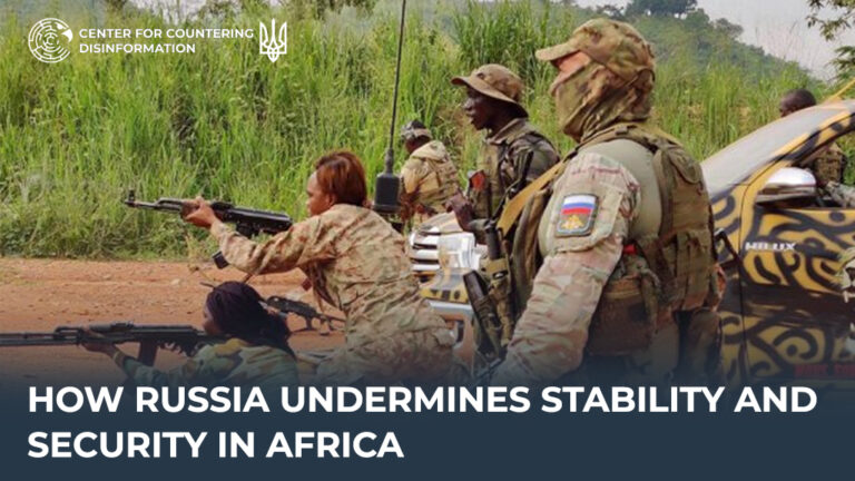How russia undermines stability and security in Africa