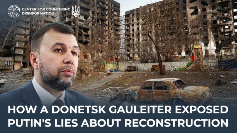 How a Donetsk gauleiter exposed Putin’s lies about reconstruction