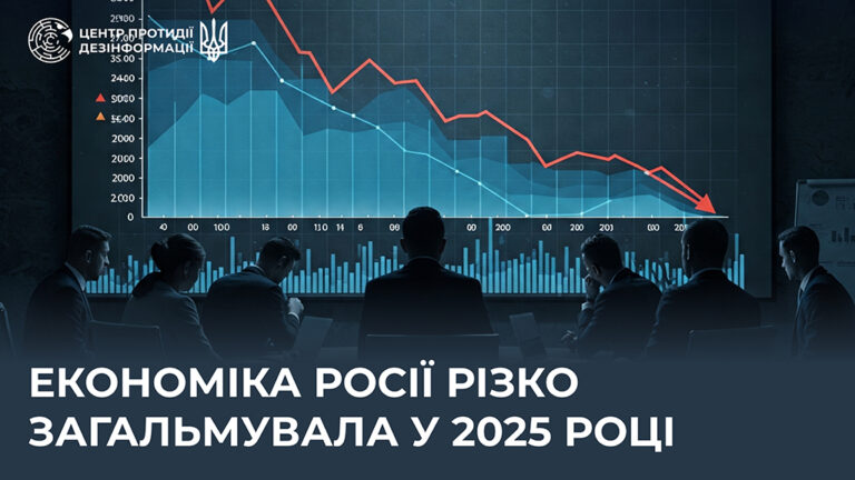 Економіка росії різко загальмувала у 2025 році