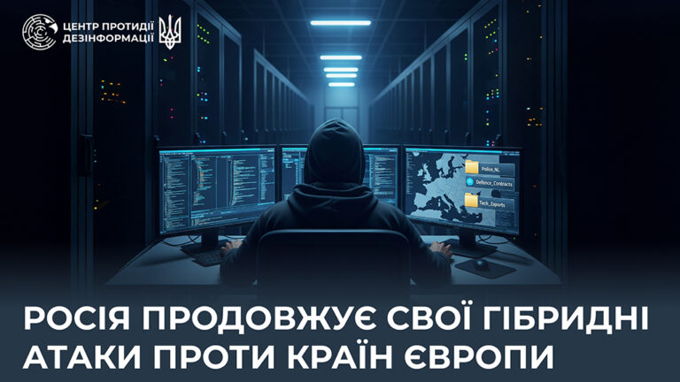 росія продовжує свої гібридні атаки проти країн Європи