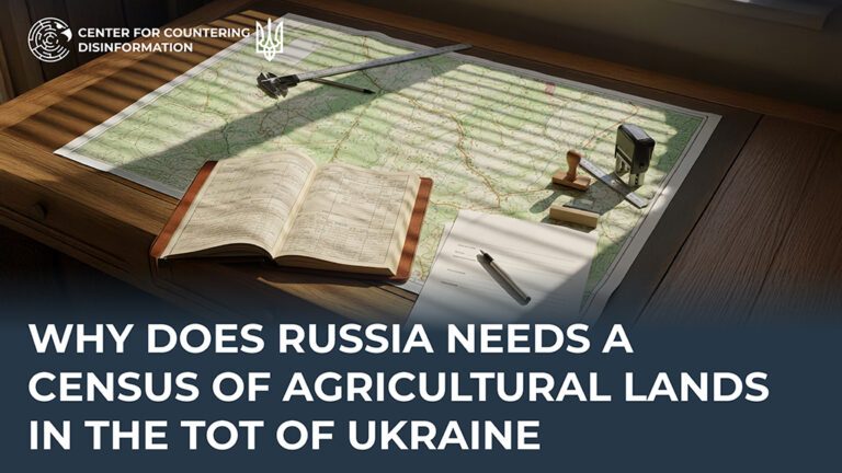 Why does russia needs a census of agricultural lands in the TOT of Ukraine