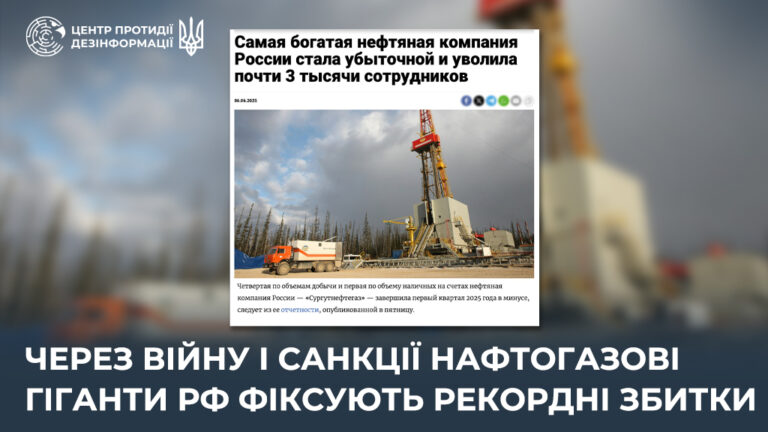Через війну і санкції нафтогазові гіганти рф фіксують рекордні збитки